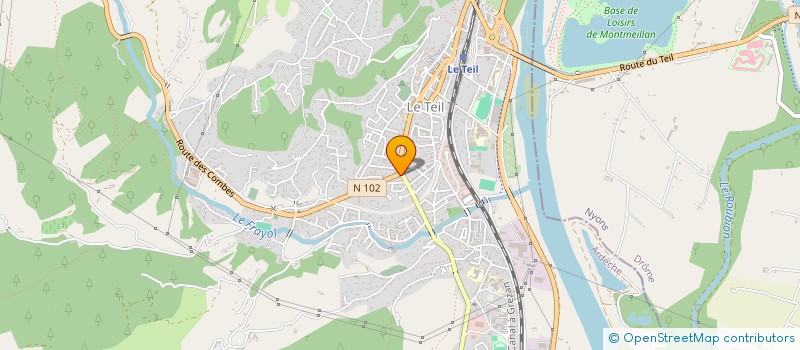 localisation de l'entreprise RESTOBOX à LE TEIL