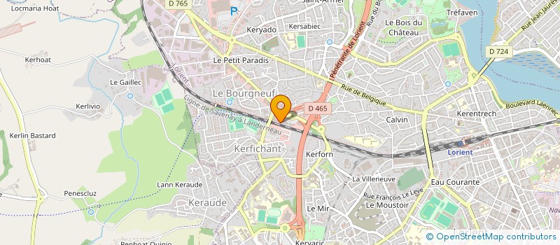 localisation de l'entreprise RESTOCANAP à LORIENT