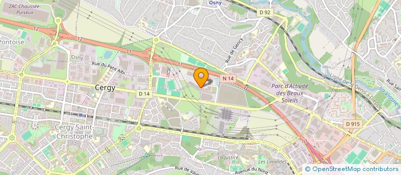 localisation de l'entreprise RESTOCERGY à CERGY