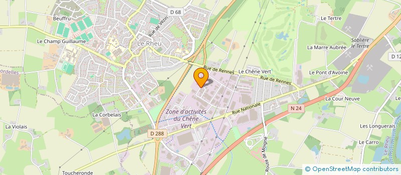 localisation de l'entreprise RESTOCKOTEL à LE RHEU