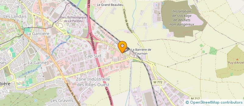 localisation de l'entreprise RESTOCRISTAL  CLERMONT-FERRAND