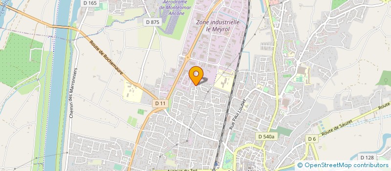 localisation de l'entreprise RESTODIS à MONTELIMAR