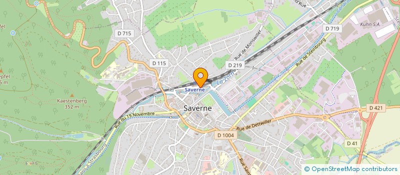 localisation de l'entreprise RESTOFI à SAVERNE