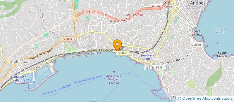 localisation de l'entreprise RESTOGOO à ANTIBES