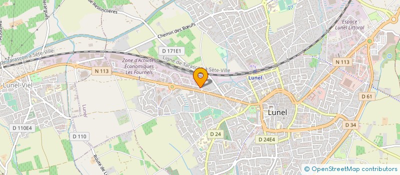 localisation de l'entreprise RESTOGRILL NO 9  LUNEL