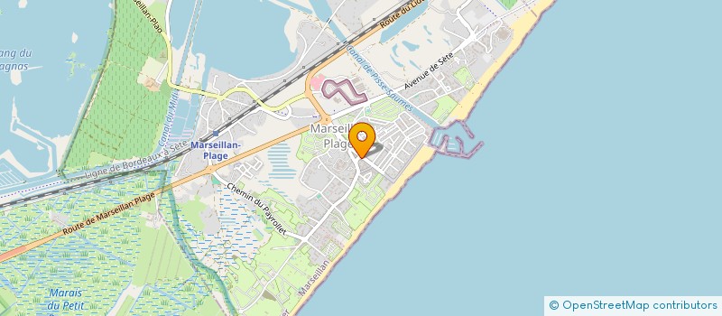 localisation de l'entreprise RESTOGUI à MARSEILLAN