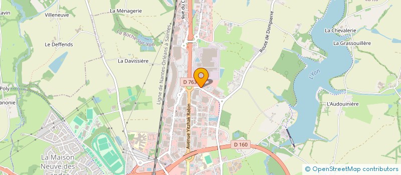 localisation de l'entreprise RESTOLAROCHE à LA ROCHE-SUR-YON