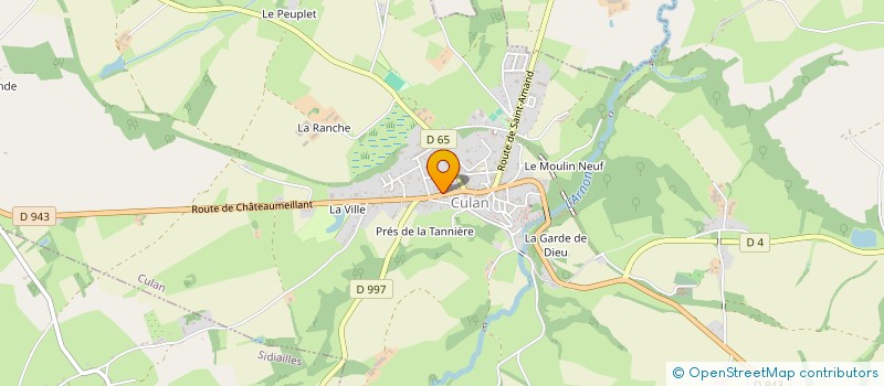 localisation de l'entreprise RESTOLEA  CULAN