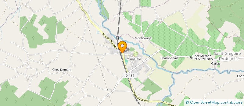 localisation de l'entreprise RESTOLOCO  MOSNAC