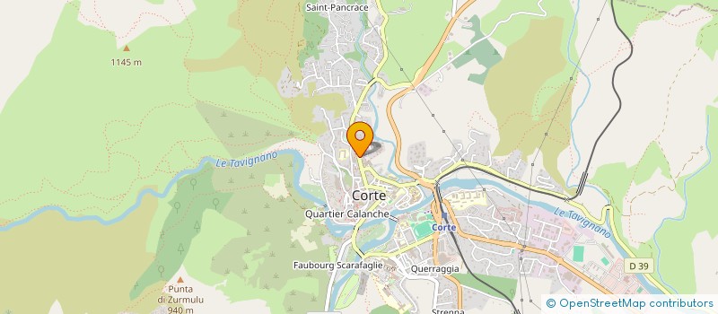 localisation de l'entreprise RESTONICA VOYAGES à CORTE