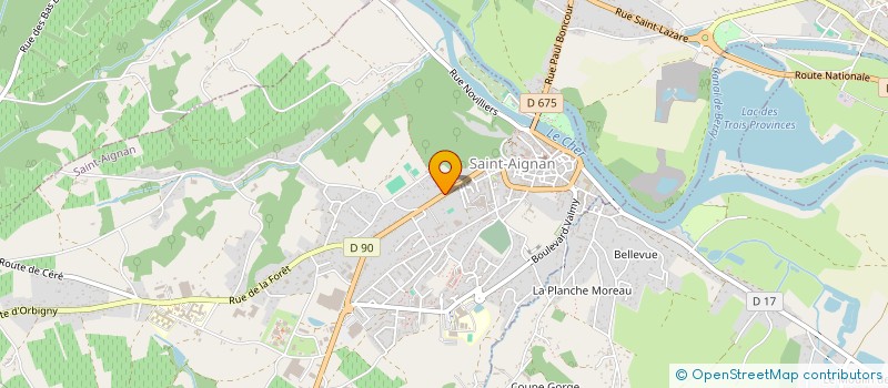 localisation de l'entreprise RESTONS CLAIRES à SAINT-AIGNAN