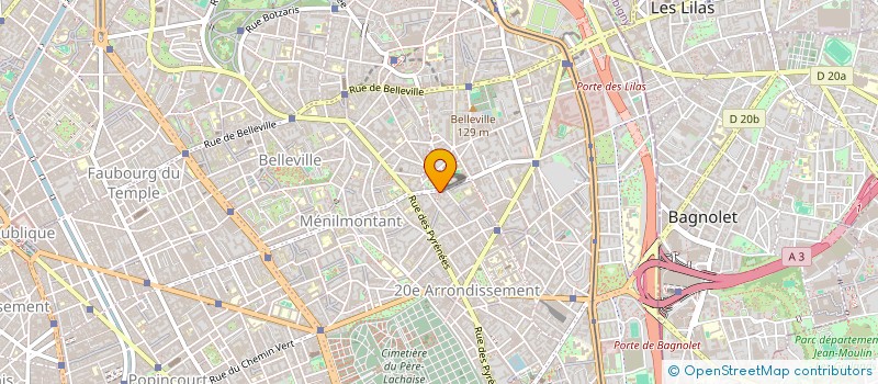 localisation de l'entreprise RESTONS GROUPES PRODUCTIONS  PARIS