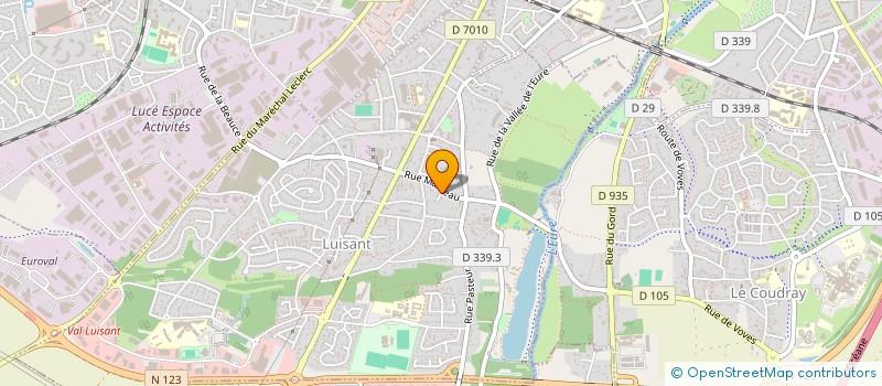 localisation de l'entreprise RESTONSCENE à LUISANT
