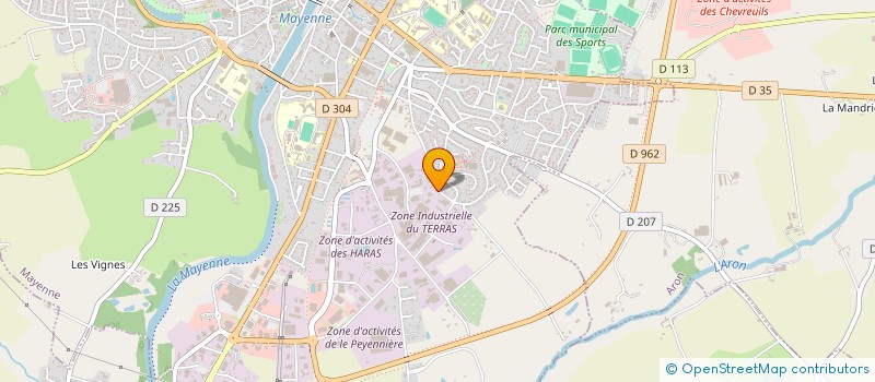 localisation de l'entreprise RESTOR'AUTO ET CHROME à MAYENNE