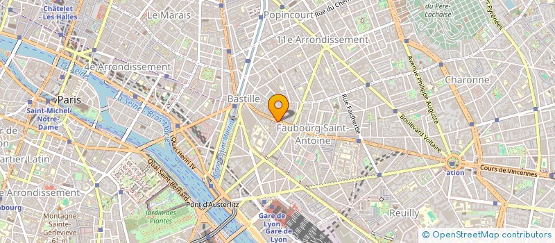 localisation de l'entreprise RESTORAMA à PARIS 12