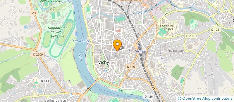 localisation de l'entreprise RESTORE à VICHY
