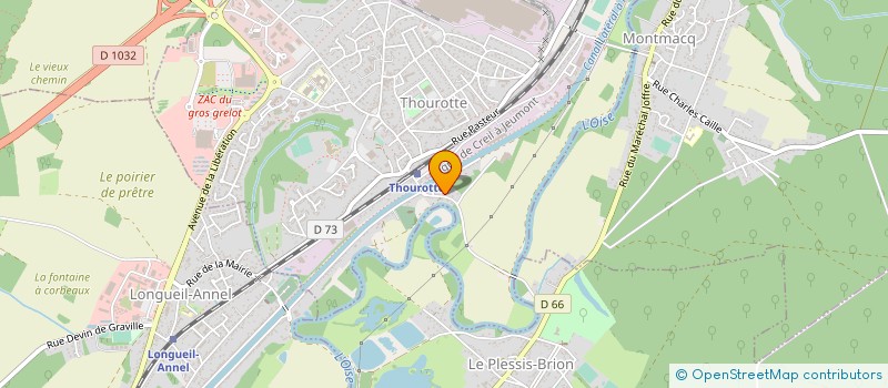 localisation de l'entreprise RESTORFX BEAUVAIS  LE PLESSIS-BRION