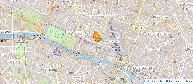 localisation de l'entreprise RESTOROUSSEAU - J.J.R.  PARIS