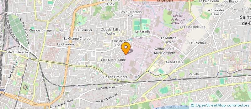 localisation de l'entreprise RESTOSERVICES à SAINT-JEAN-DE-BRAYE