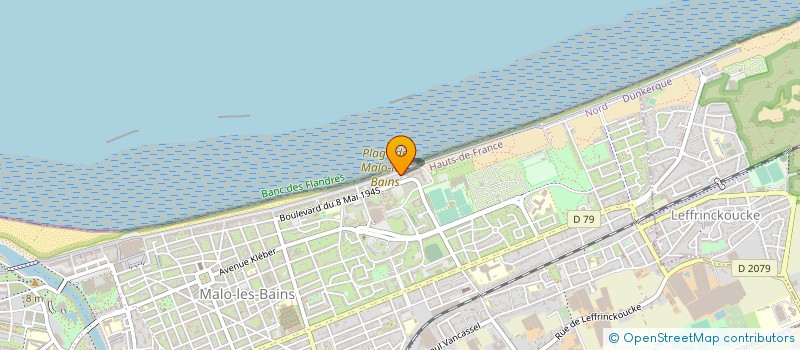 localisation de l'entreprise RESTOSETS à DUNKERQUE