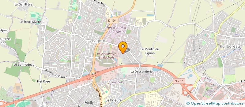 localisation de l'entreprise RESTOTUR  LAGORD