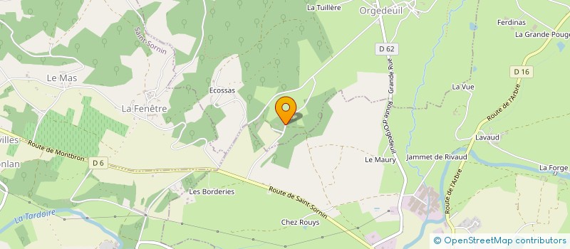 localisation de l'entreprise RESTOUX GUY ET YVES à ORGEDEUIL