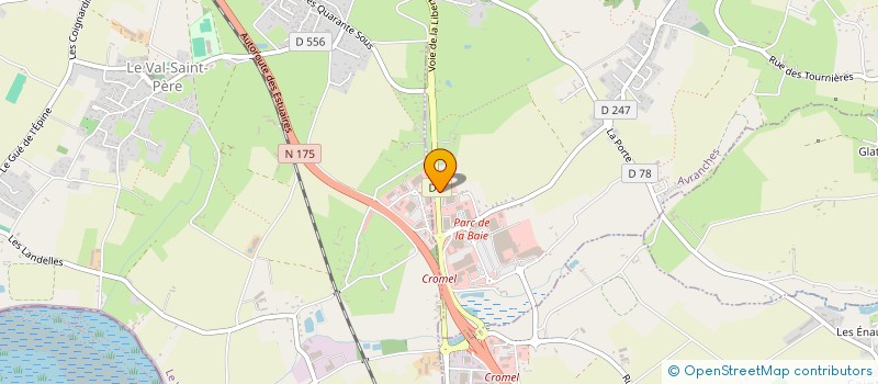 localisation de l'entreprise RESTOVRANCHES  LE VAL-SAINT-PERE