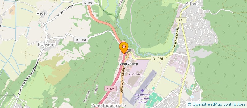 localisation de l'entreprise RESTOYO à ARBENT