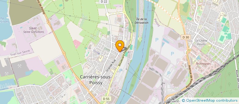 localisation de l'entreprise RESTRUCT INGIENER FENETRAGE VAL DE SEINE  CARRIERES-SOUS-POISSY