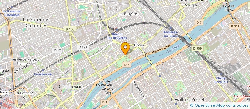 localisation de l'entreprise RESULKA  COURBEVOIE