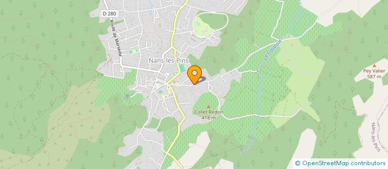 localisation de l'entreprise RESULT  NANS-LES-PINS