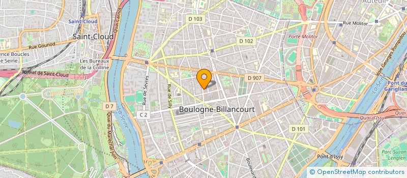 localisation de l'entreprise RESULTIME à BOULOGNE-BILLANCOURT