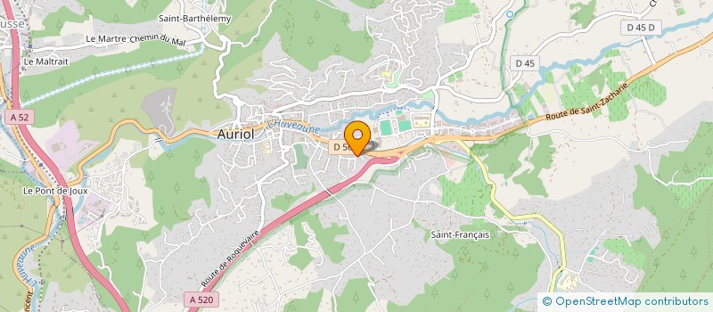 localisation de l'entreprise RESURG VET  AURIOL