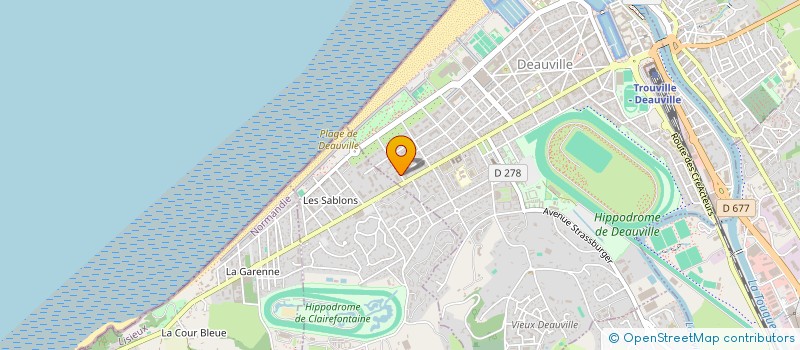 localisation de l'entreprise RESURGENCE à DEAUVILLE