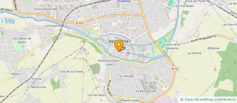 localisation de l'entreprise RESURGENCE EN VENDOMOIS       .  VENDOME
