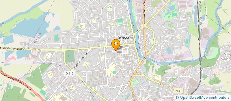 localisation de l'entreprise RESVE à SOISSONS