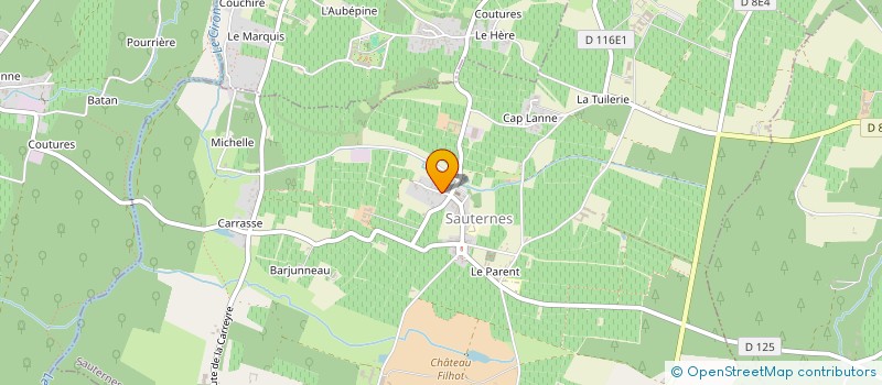 localisation de l'entreprise RESY  SAUTERNES