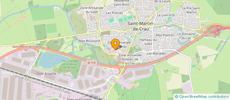 localisation de l'entreprise RESYS ELECTRICITE à SAINT-MARTIN-DE-CRAU