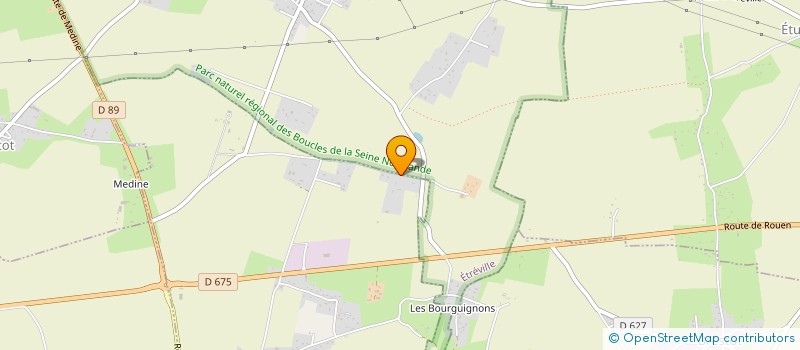 localisation de l'entreprise RET  CAUVERVILLE-EN-ROUMOIS