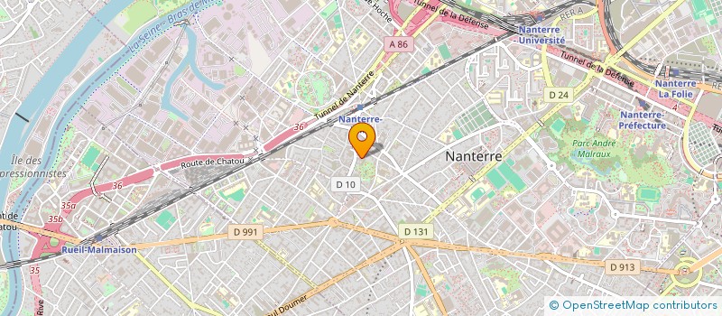 localisation de l'entreprise RET&TRADE  NANTERRE