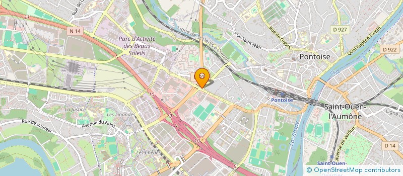 localisation de l'entreprise RET78 à PONTOISE