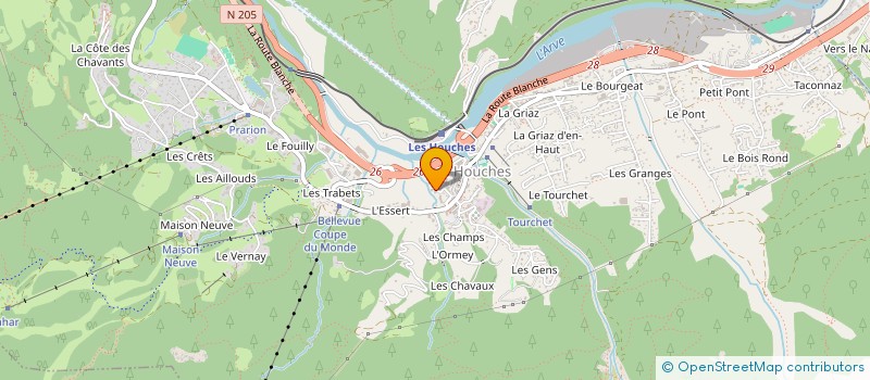 localisation de l'entreprise RETAIL BY KARIN à LES HOUCHES