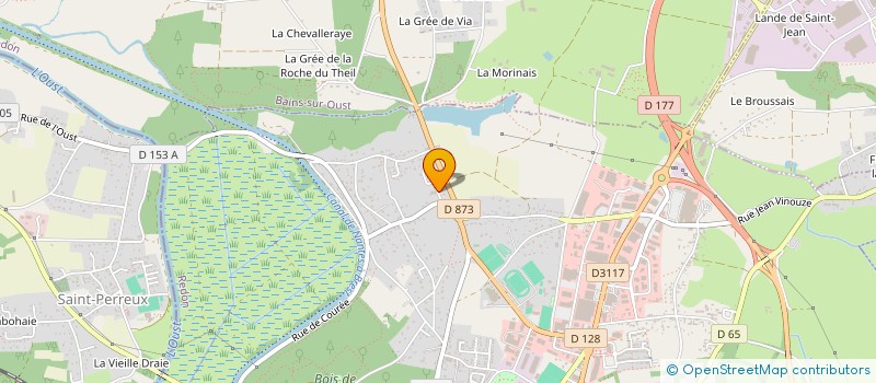 localisation de l'entreprise RETAIL DISTRIBUTION SERVICES à REDON