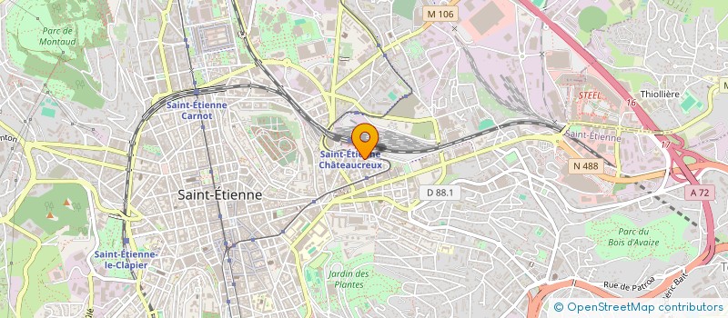 localisation de l'entreprise RETAIL EXTENDED LOGISTICS à SAINT-ETIENNE