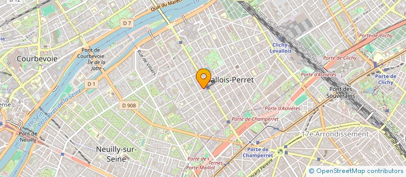 localisation de l'entreprise RETAIL IMMOBILIER à LEVALLOIS-PERRET