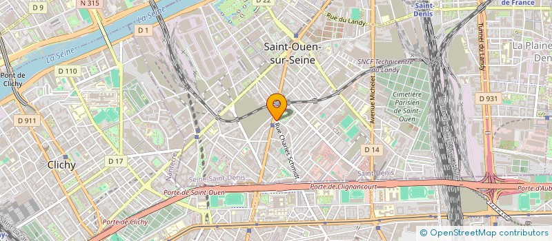 localisation de l'entreprise RETAIL MEDIA à SAINT-OUEN-SUR-SEINE