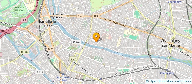 localisation de l'entreprise RETAIL MIND SERVICES  CHAMPIGNY-SUR-MARNE