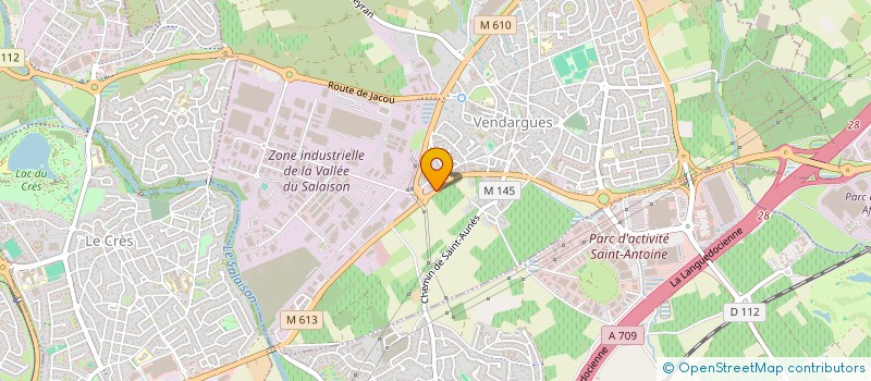 localisation de l'entreprise RETAIL PARTNERS ASSOCIES à VENDARGUES