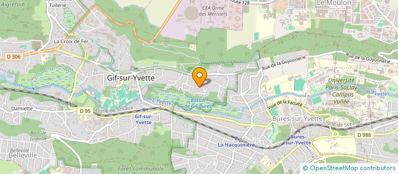 localisation de l'entreprise RETAIL, STRATEGY&INVEST à GIF-SUR-YVETTE