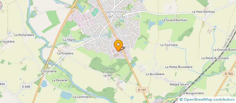 localisation de l'entreprise RETAILLEAU HUBERT ET ROLAND à MONTAIGU-VENDEE